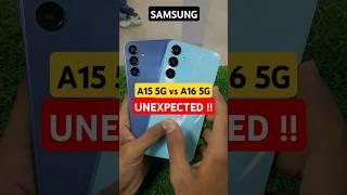 Samsung Galaxy A16 5G vs Galaxy A15 5G