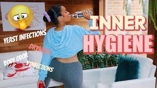 INNER Hygiene Routine: HOW TO Keep Vag Odor, Itch & Yeast Infections AWAY!! | Diet Tips & Boric Acid