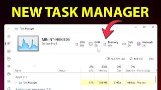 New Windows 11 Task Manager 