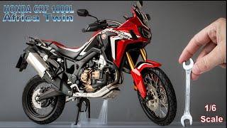 HONDA CRF 1000L Africa Twin Scale Model Bike in 1/6 Scale