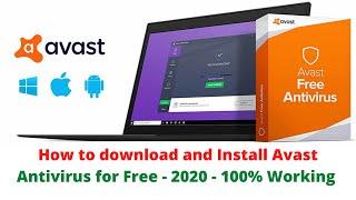 Windows 10: Free Avast Antivirus - How to Install Free Antivirus for Windows 10 - (2020)