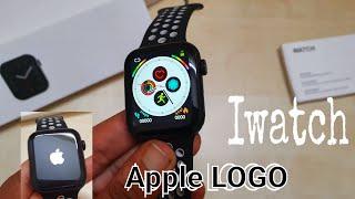 Apple Watch Series 6 Clone Unboxing & Review | Apple logo Iwatch | Perfect Apple Watch Clone
