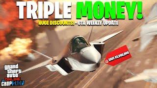 TRIPLE MONEY, BIG DISCOUNTS & LIMITED-TIME CONTENT - GTA ONLINE WEEKLY UPDATE!