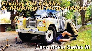 Attempting To Stop The River Of Oil From "The Zebra"? - 1979 Land Rover Returns With More Issues...