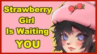 Strawberry Girl Is Waiting You