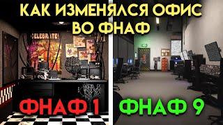 КАК МЕНЯЛСЯ ОФИС ВО ВСЕЛЕННОЙ ФНАФ ( Five Nights At Freddy's )