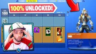 *NEW* SEASON 6 - TIER 100 SKIN (100% UNLOCKED) - Fortnite: Battle Royale!