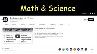 Organic Chemistry Tutor - YouTube Membership Program