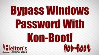 Bypass Forgotten Windows 7 Password with Kon-Boot