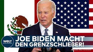 USA: Paukenschlag!  - Joe Biden plant verschärfte Regel für US-Südgrenze | Das steckt dahinter!