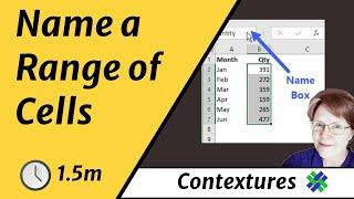 Name a Range of Cells in Excel