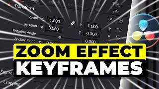 Zoom Effect with Keyframes | Davinci Resolve 18 Tutorial