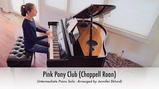 Pink Pony Club (Chappell Roan) Piano Sheet Music (Intermediate Version) Arranged by Jennifer Eklund