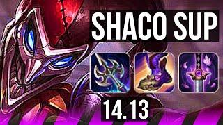 SHACO & Twitch vs BRAUM & Jinx (SUP) | 7/1/9, 1000+ games | EUNE Master | 14.13
