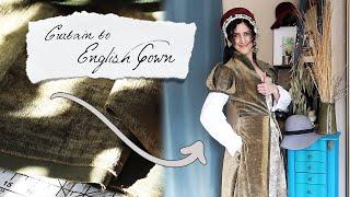 The Tudor Dress Part 3: Turning a CURTAIN into a 16th-century ENGLISH GOWN from the Tudor Tailor.