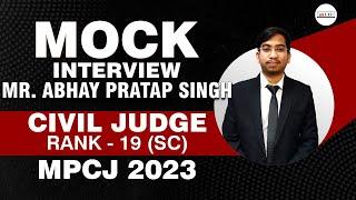 Mock Interview Civil Judge MR ABHAY PRATAP SINGH  By ALEC For Judiciary #interview