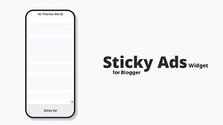 How to Add Responsive Sticky Ads Widget in Blogger