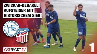 Zwickau-Debakel! Aufsteiger Hertha mit historischem Sieg: Zehlendorf - FSV | Regionalliga Nordost