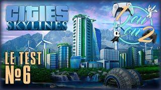 Cities Skylines : Le test, construire une ville verte ! - 1Jeu ou 2 #6