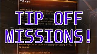 What is a tip off mission in Elite Dangerous? Scanning a crashed ship!