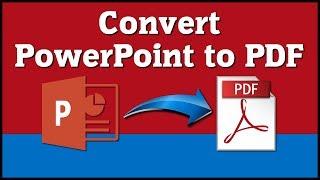 How to convert Powerpoint to PDF - [ Free Online Conversion Tutorial ]