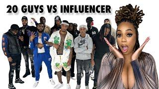 20 Guys VS 1 Influencer: Kaila Simone | hosted by @Chadiskobe2