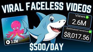 How I Make Viral MONETIZABLE Faceless Kids Animation Videos ($500/Day)