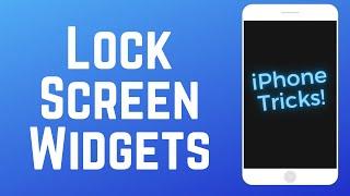 How to Add Widgets to iPhone Lock Screen in iOS 16
