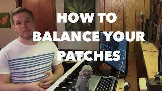 MainStage Tutorial: How to balance your patch volumes