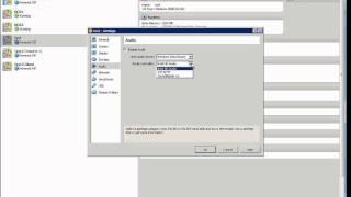 How to configure audio settings for a virtual machine in VirtualBox manager