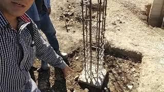 Columna para edificación de 3 pisos.