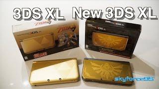 New Nintendo 3DS XL vs 3DS XL Full Comparison (Zelda Editions)