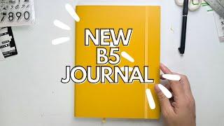 NEW B5 BULLET JOURNAL | Set up my NEW JOURNAL with me | Lemon Theme for JUNE