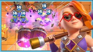  PERFECT BEST SPELL BAIT EVER! NO SPEELS, JUST SKILL / Clash Royale