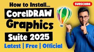 How to Install CorelDRAW Graphics Suite 2025 TRIAL Without Credit Card for Free | Latest & Official