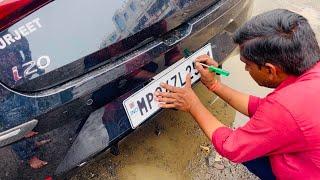 HSRP Number Plate लगवा लिया  |  Installed HSRP Number Plate in My Car