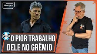 Este é o pior trabalho de Renato como técnico do Grêmio!