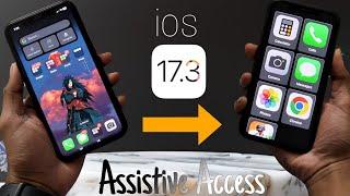 How to activate Apple Accessibility Assistive Access Mode or Maintenance Mode or Simple Mode!