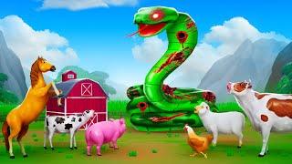 Zombie Snake Rampage: Forest Animals in Danger! Epic Animal Rescue Adventures!