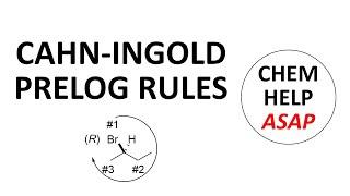 Cahn-Ingold-Prelog rules for assigning stereocenters