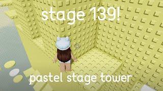 HOW TO PASS STAGE 139 IN PASTEL STAGE TOWER OBBY!! (tips and tricks)