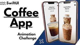 SwiftUI Coffee App Animations | SwiftUI Challenge | Animations | Xcode 14