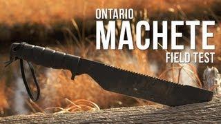 Ontario SPEC PLUS SP8 Machete Field Test