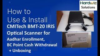 CMITech BMT-20 IRIS Scanner for Aadhar | cmitech iris driver download | bmt-20 iris driver download