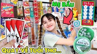 Tuổi Thơ Dữ Dội Của Mẹ Bầu | Ăn Vặt Tuổi Thơ 8X 9X - Vê Vê Channel