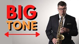 Saxophone Tone | How to get a big warm sound