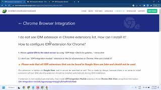 How to Add IDM Extension in Google Chrome Browser Manually