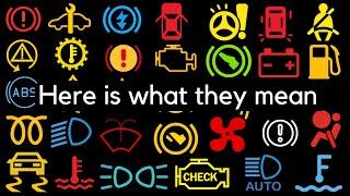 Warning lights on your car's dashboard - what do they mean?