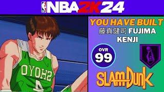 TRAE YOUNG BUILD??? | NBA 2K24 FUJIMA KENJI BUILD | SLAM DUNK ANIME IN NBA 2K24