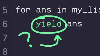 Python Yield Keyword??